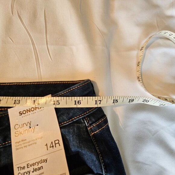 NWT Sonoma Curvy Skinny Jeans Size 14R - Picture 7 of 12